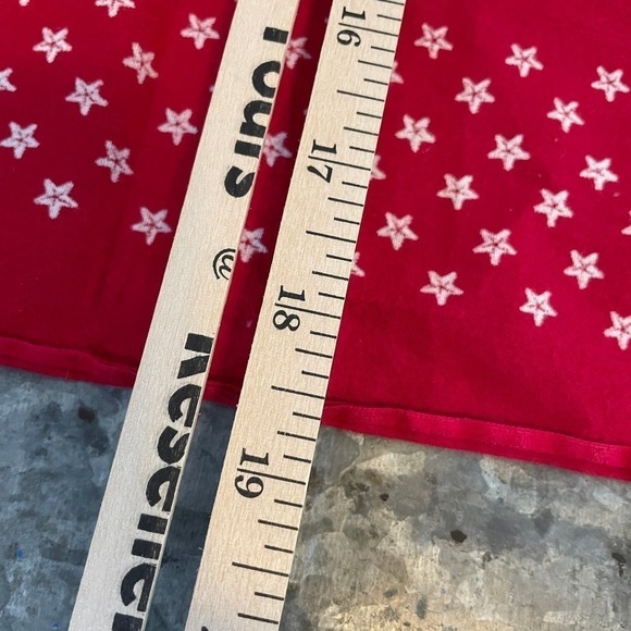 Vintage 90s OshKosh B’gosh 100 Years Handkerchief Bandana Scarf Cotton USA Red - Picture 12 of 12